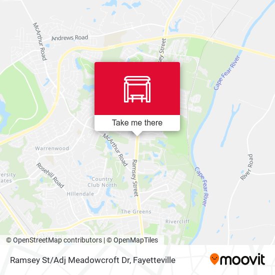 Ramsey St/Adj Meadowcroft Dr map