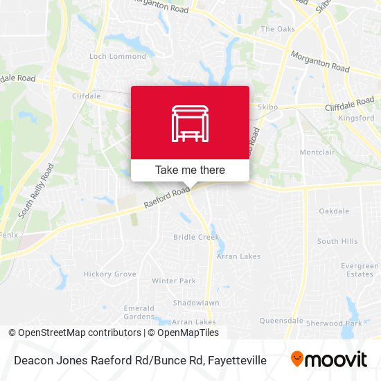 Deacon Jones Raeford Rd / Bunce Rd map