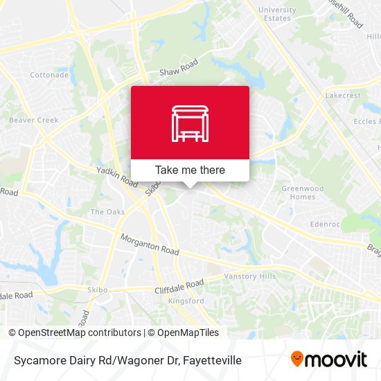 Sycamore Dairy Rd/Wagoner Dr map