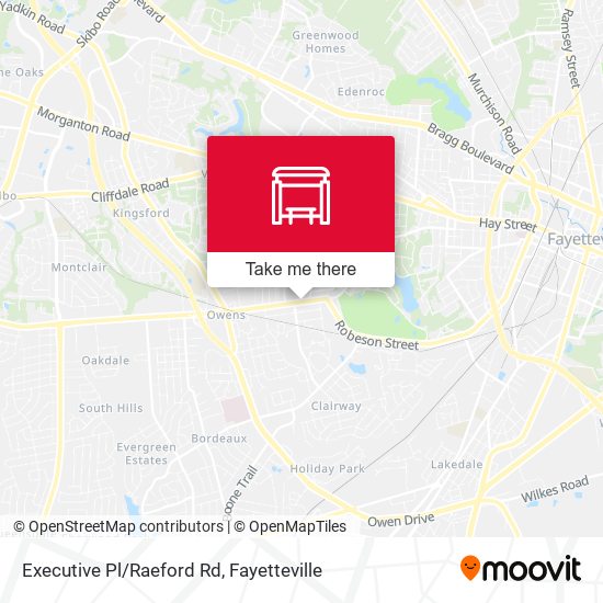Executive Pl/Raeford Rd map