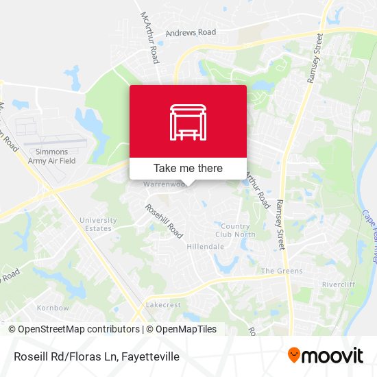 Roseill Rd/Floras Ln map