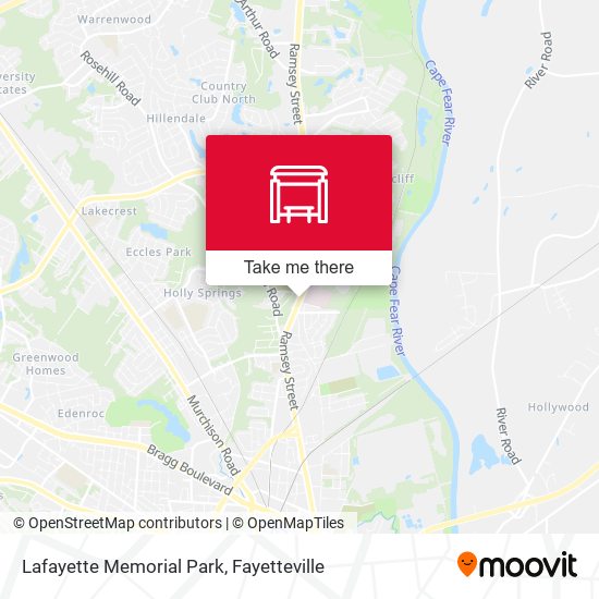 Lafayette Memorial Park map
