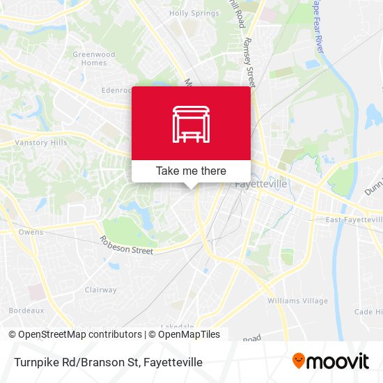 Mapa de Turnpike Rd/Branson St