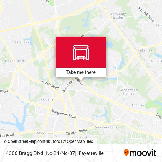 4306 Bragg Blvd [Nc-24/Nc-87] map