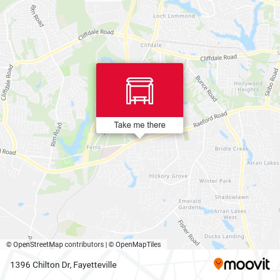 1396 Chilton Dr map