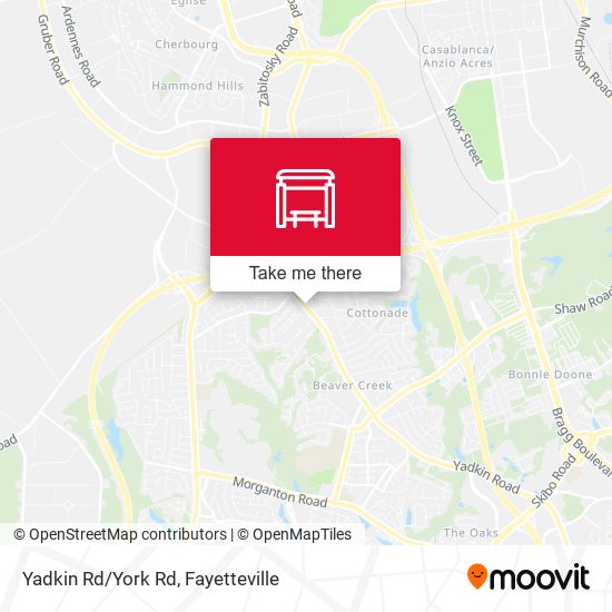 Mapa de Yadkin Rd/York Rd
