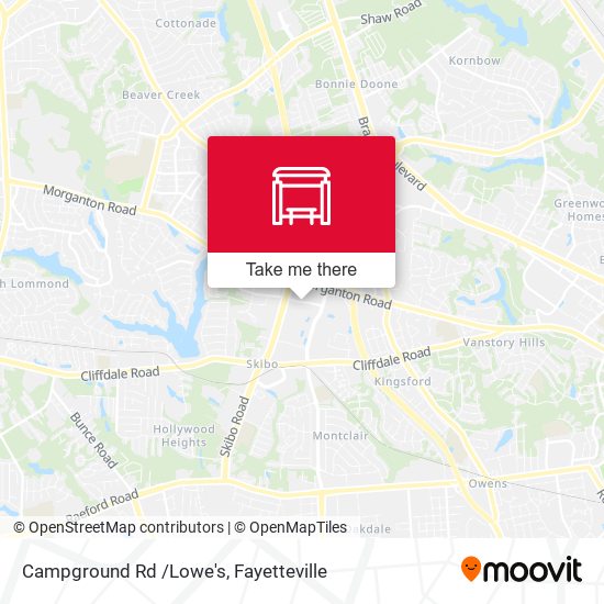 Campground Rd /Lowe's map