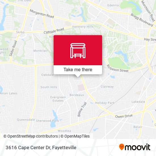 3616 Cape Center Dr map
