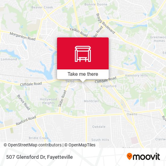 507 Glensford Dr map