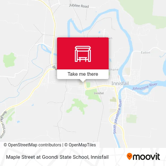 Mapa Maple Street at Goondi State School