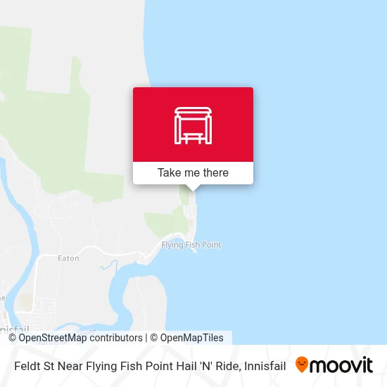 Mapa Feldt St Near Flying Fish Point Hail 'N' Ride