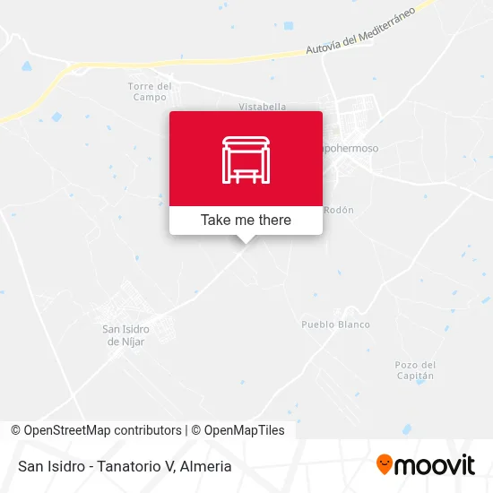 San Isidro - Tanatorio V map