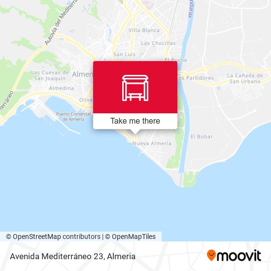 Avenida Mediterráneo 23 map