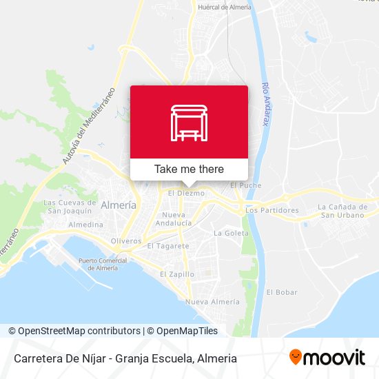 Carretera De Níjar - Granja Escuela map
