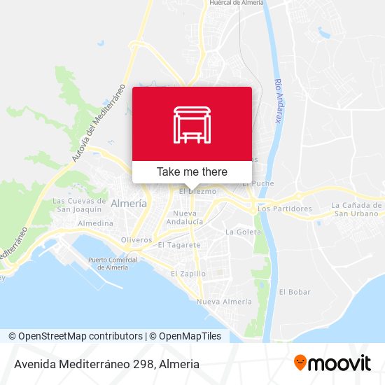 Avenida Mediterráneo 298 map