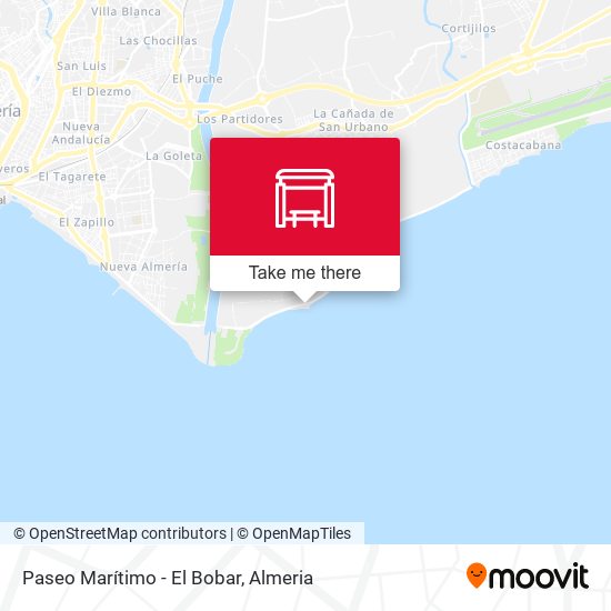 Paseo Marítimo - El Bobar map