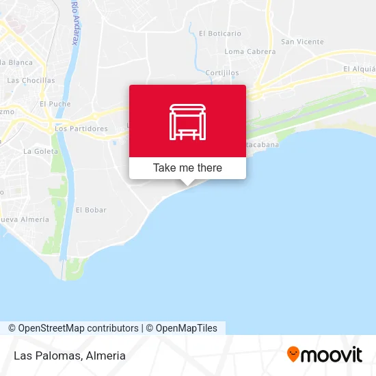 mapa Las Palomas