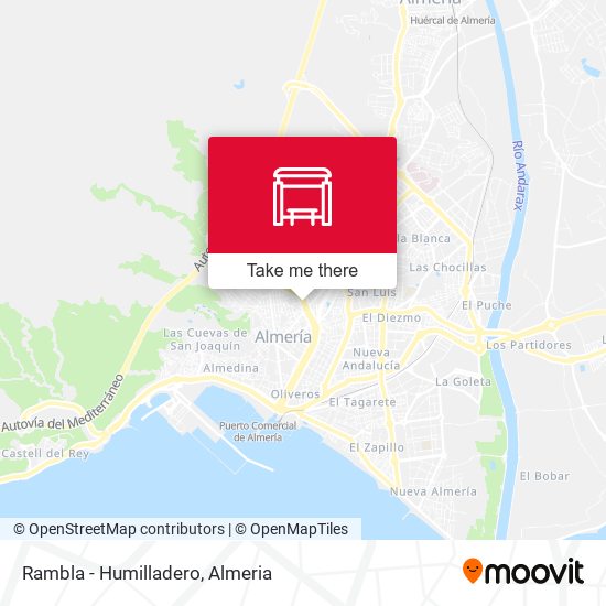 mapa Rambla - Humilladero