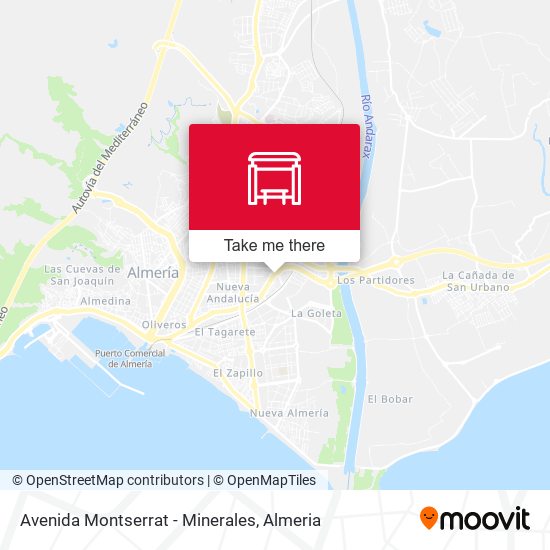 Avenida Montserrat - Minerales map