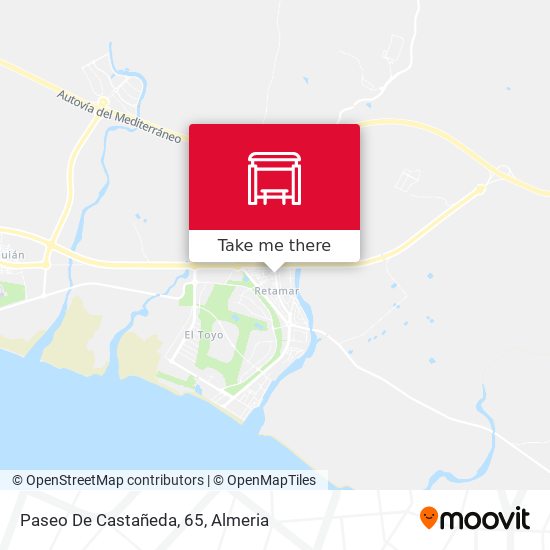 Paseo De Castañeda, 65 map