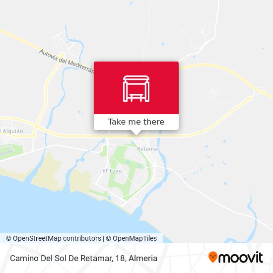Camino Del Sol De Retamar, 18 map