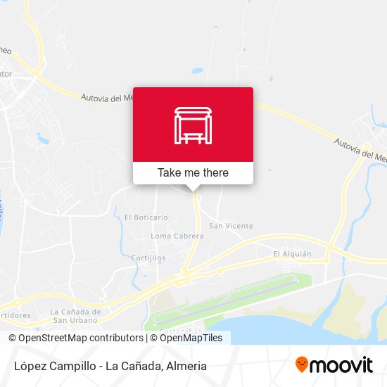 López Campillo - La Cañada map