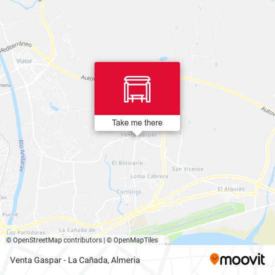 Venta Gaspar - La Cañada map