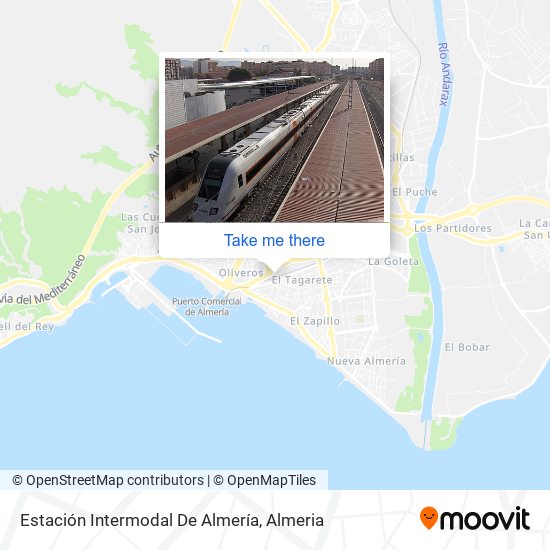 mapa Estación Intermodal De Almería