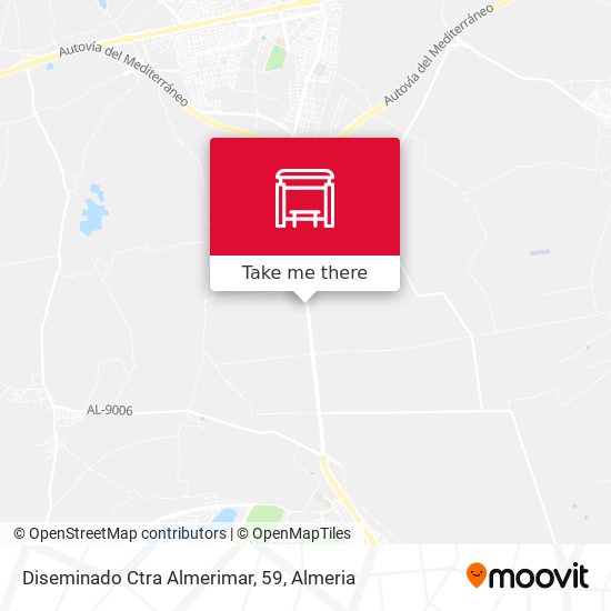 Diseminado Ctra Almerimar, 59 map