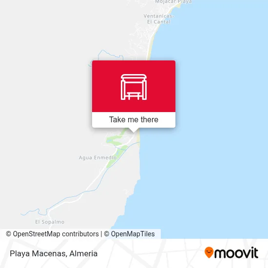 Playa Macenas map