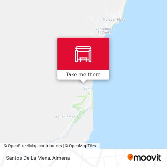 Santos De La Mena map