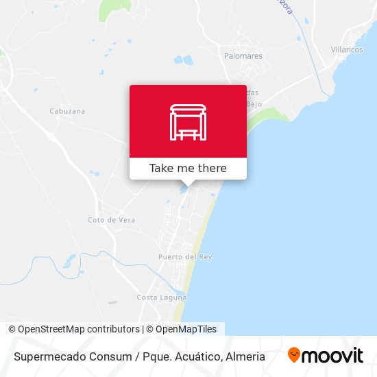 Supermecado Consum / Pque. Acuático map
