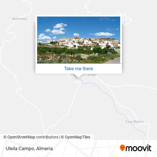 Uleila Campo map