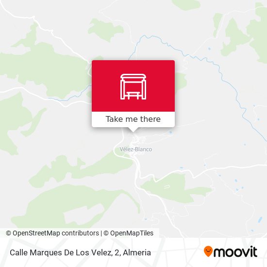 Calle Marques De Los Velez, 2 map