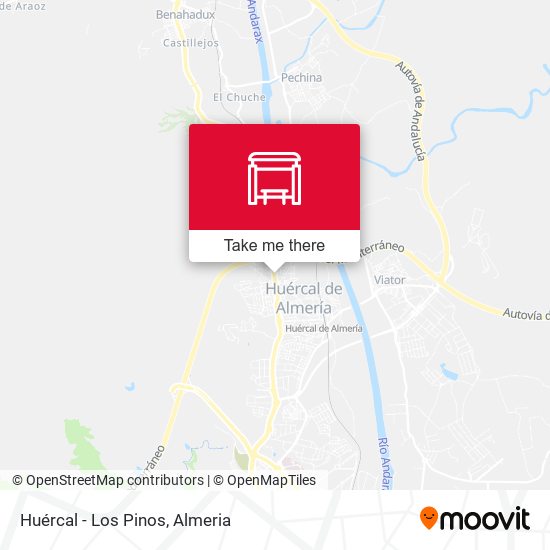 Huércal - Los Pinos map