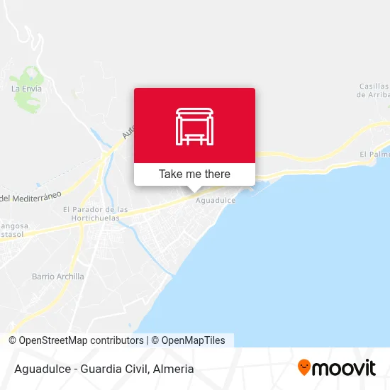 Aguadulce - Guardia Civil map