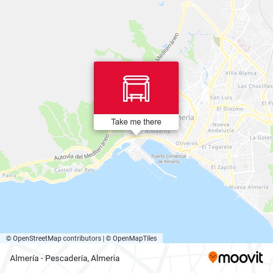 Almería - Pescadería map