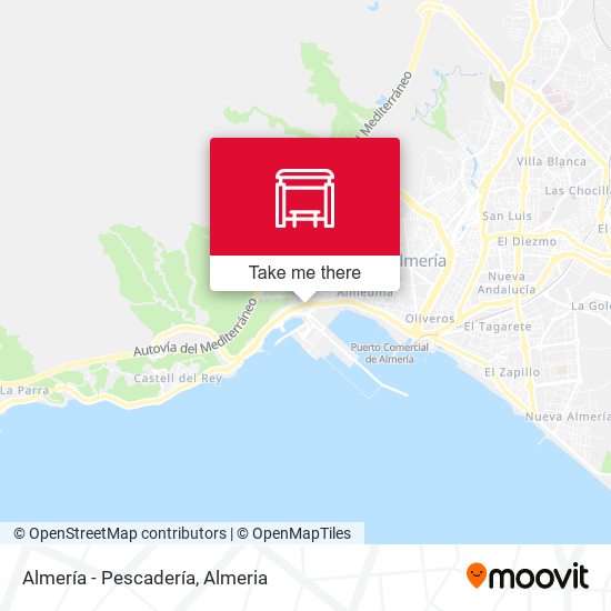 Almería - Pescadería map