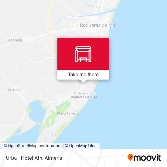 Urba - Hotel Ath map