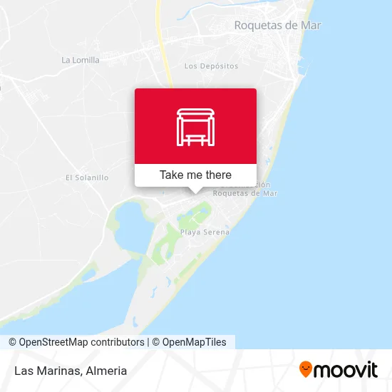 Las Marinas map