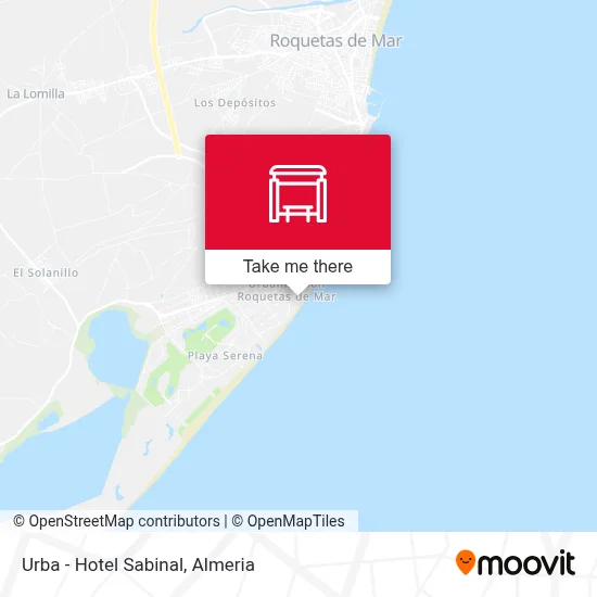 Urba - Hotel Sabinal map