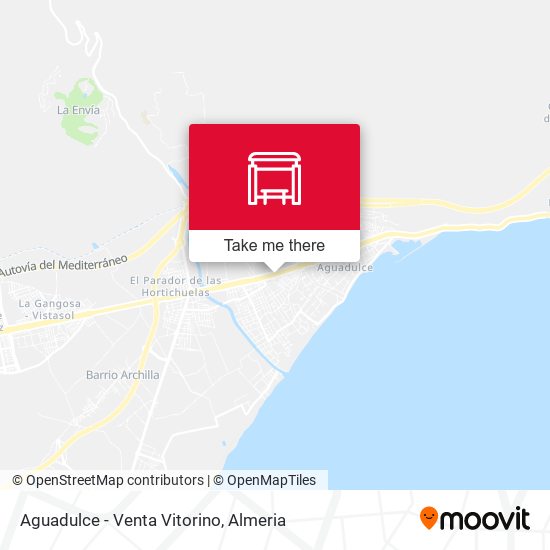 Aguadulce - Venta Vitorino map