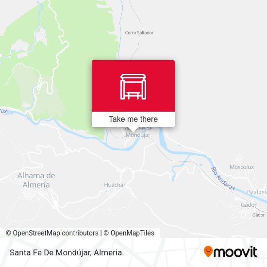 Santa Fe De Mondújar map