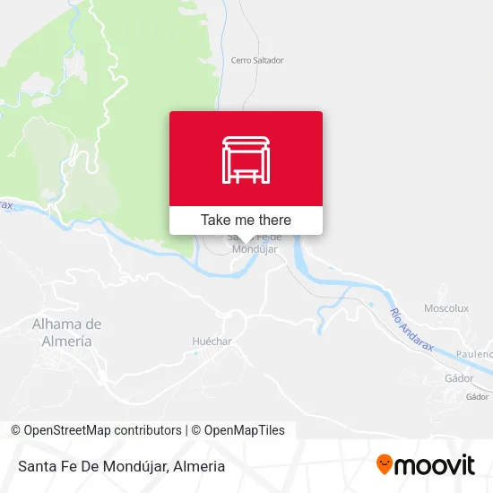 Santa Fe De Mondújar map