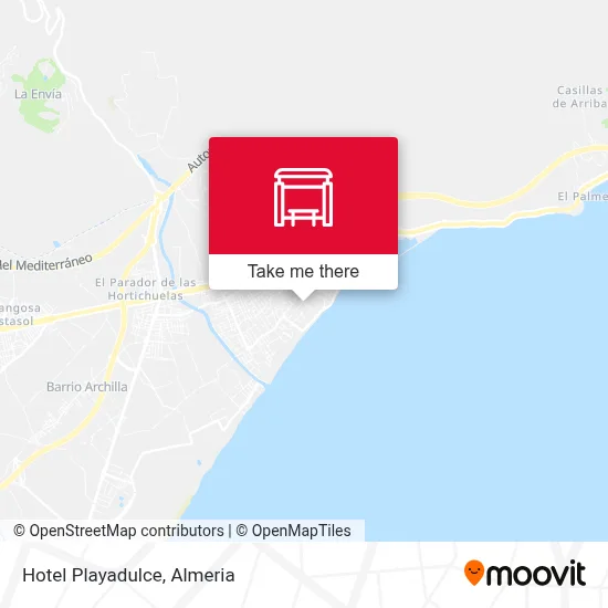 Hotel Playadulce map