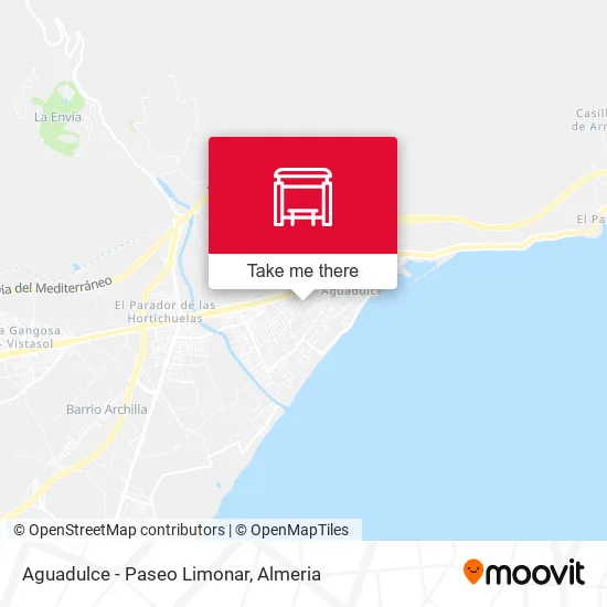 Aguadulce - Paseo Limonar map