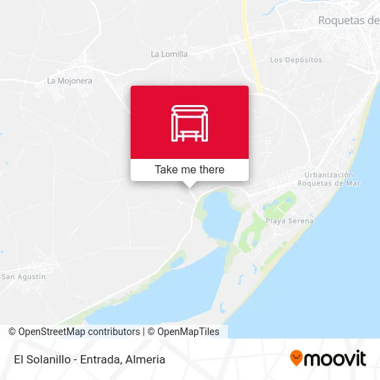 El Solanillo - Entrada map