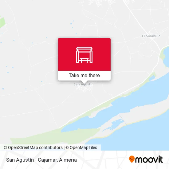 San Agustín - Cajamar map