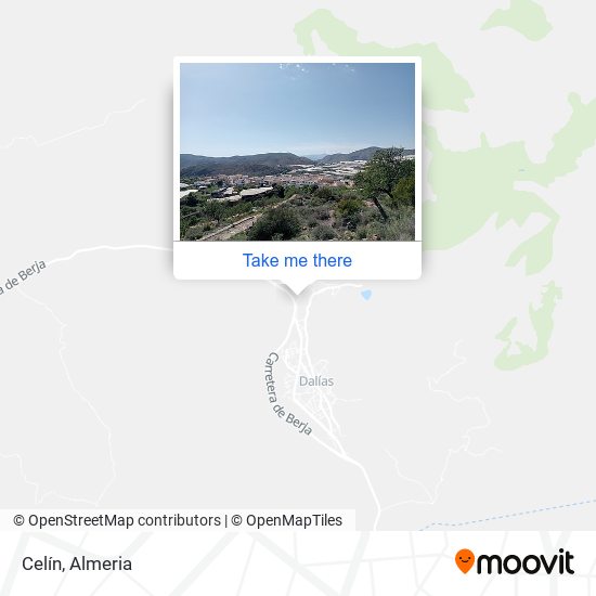 Celín map