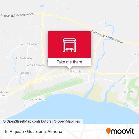 El Alquián - Guardería map